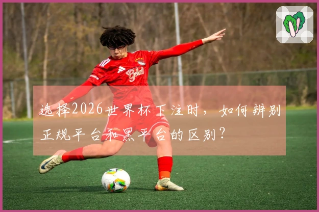 选择2026世界杯下注时,如何辨别正规平台和黑平台的区别?